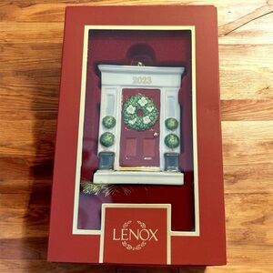 Lenox 2023 Welcome Home Holiday Door Christmas Ornament